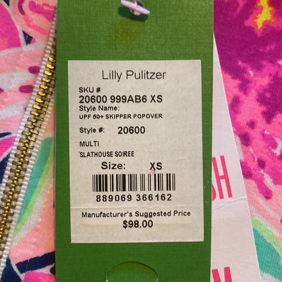 NWT Lily Pulitzer UPF 50+ Skipper Popover Quarter-Zip Top - Picture 3 of 7